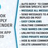 Facebook Auto Reply & Bulk Private Message Sender
